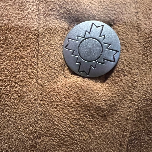 Outback Trading Co. faux Suede with faux Sherpa lining size Small - Picture 4 of 7